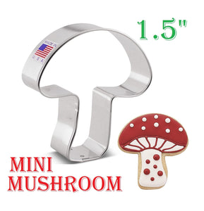 mini mushroom cookie cutter