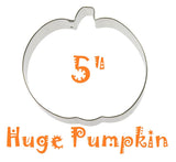 make giant pumpkin cookies with our 5 inch pumpkin cookie cutter