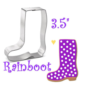 rainboot cookie cutter for spring by foose