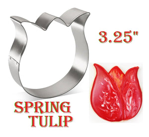 Spring rose tulip cookie cutter by foose