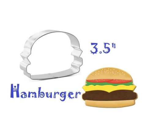 Hamburger Cookie Cutter, 3.5