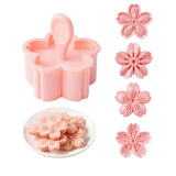 5pc Cherry Blossom Cookie Cutter and Stamps Set