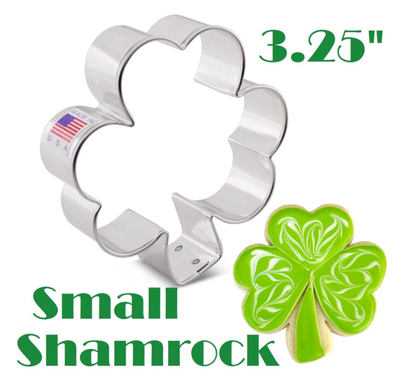 small shamrock cookie cutter for St Patricks Day