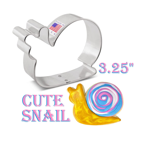 cute snail cookie cutter