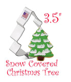 Snow Covered Christmas Tree Cookie Cutter, Christmas Baking, Ann Clark