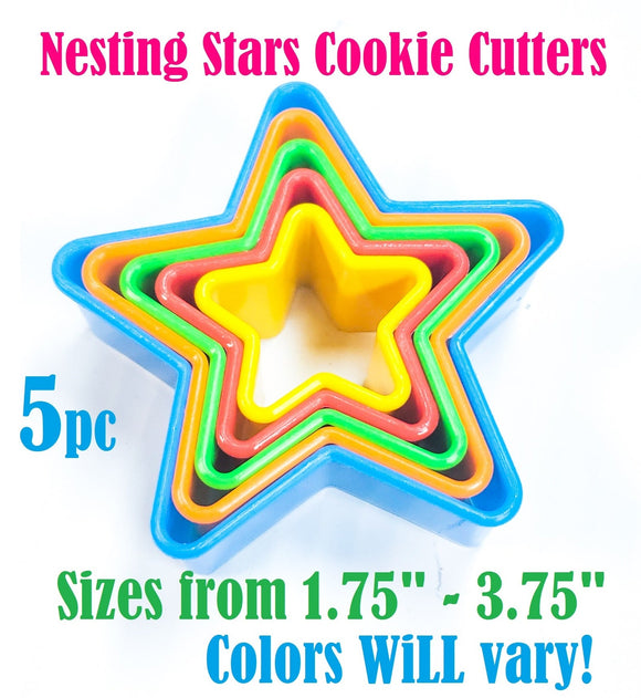 nesting star cookie cutter