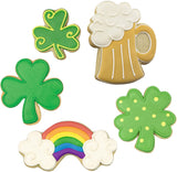 5pc St Patrick's Day Cookie Cutter Set, Shamrock Beer Rainbow and Pot of Gold, Ann Clark FREE SHiPPiNG