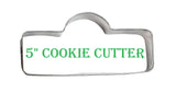 Street Sign Cookie Cutter, 5" Sign for Weddings or Birthdays