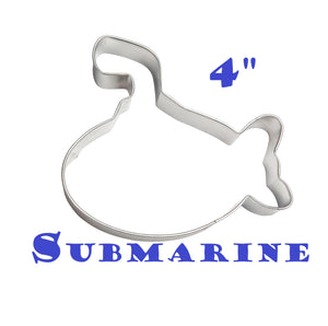 Submarine Cookie Cutter, Ocean and Nautical Shapes