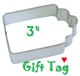 christmas gift tag cookie cutter