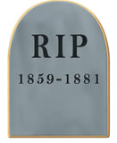 3.5" Gravestone Halloween Tombstone Cookie Cutter, Foose