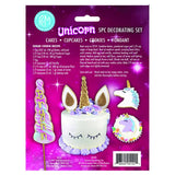 5pc unicorn cake decorating set of cookie cutters