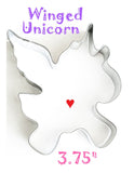 winged unicorn cookie cutter