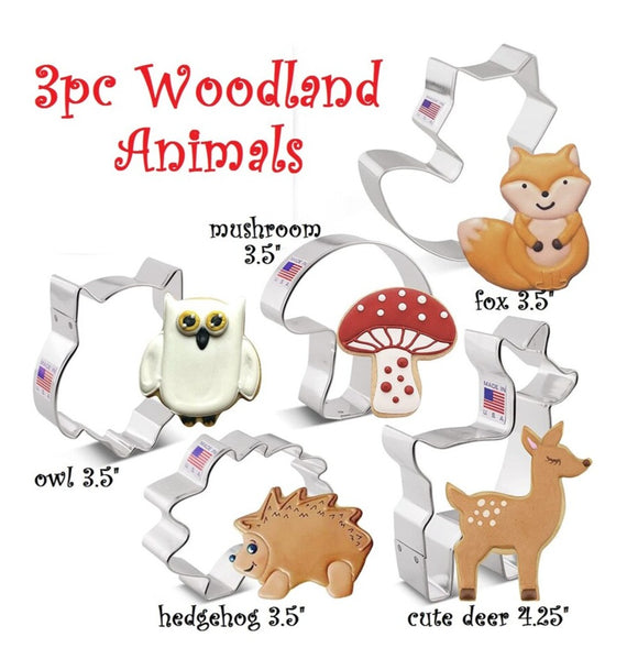 bestseller woodland animals cookie cutter set