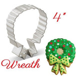 large Christmas wreath cookie cutter