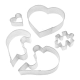 5pc You Complete Me Cookie Cutter Set