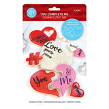 5pc You Complete Me Cookie Cutter Set