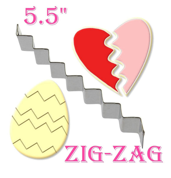 zig zag diagonal cookie cutter